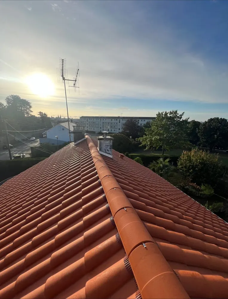 Toiture neuve en tuile terre cuite — Cholet (49)