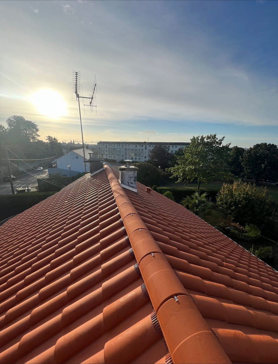 Toiture après réfection complète — Cholet (49)